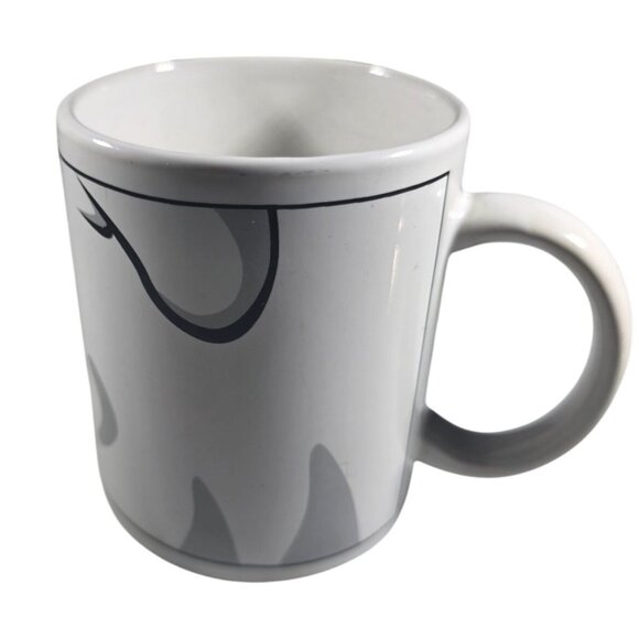 Smiley ghost Face Ceramic Coffee Mug cup halloween cartoon - Picture 2 of 5